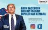 Infografis Meta Pulihkan Akun Facebook dan Instagram Donald Trump