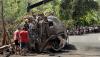 Evakuasi Bangkai Mobil Tangki BBM Terbakar di Minahasa Selatan - Bagian 2