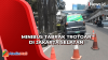 Sopir Ngantuk, Minibus Tabrak Trotoar di Jakarta Selatan