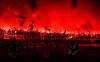 Foto-Foto Stadion GBLA Penuh Flare Pendukung Persib Bandung - Bagian 1