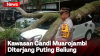 Diterjang Puting Beliung, 2 Mobil di Kawasan Wisata Candi Muarojambi Rusak Tertimpa Pohon 