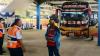 Tak Ada Kendala, Arus Balik Bus AKAP di Samarinda Kaltim Terpantau Lancar