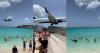 Unik! Pulau Dekat Bandara, Pesawat Landing di Atas Kepala Turis