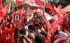 Daftar Bacaleg ke KPU, PSI Bawa Poster Jokowi - Bagian 1