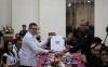 Momen Hary Tanoesoedibjo Serahkan Daftar Bacaleg Partai Perindo ke KPU