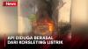 3 Rumah Semi Permanen Terbakar di Cilincing, Penghuni Berhasil Selamatkan Diri