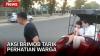 Anggota Brimob Tarik Rickshaw di Kota Jambi, Terinspirasi dari Film Kungfu