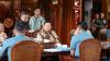 Menhan Prabowo Brainstorming dengan KSAL Laksamana Ali Bahas Penguatan Matra Laut