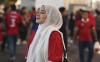 Foto-Foto Suporter Cantik Timnas Indonesia Berdatangan ke Stadion GBK - Bagian 1