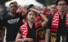Foto-Foto Suporter Cantik Timnas Indonesia Berdatangan ke Stadion GBK - Bagian 3