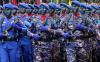 Parade Defile Anggota Polri Peringati Hari Bhayangkara ke-77 - Bagian 2