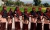 Santriwati di Magetan Viral Tenteng Laras Panjang saat MPLS, Ini Kata Ponpes Baitul Quran