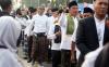 Ribuan Warga Kota Tangerang Jalan Sehat Sambil Sarungan - Bagian 1