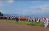 Warga Padang Kibarkan 1.000 Bendera Merah Putih di Ketinggian 300 Meter