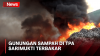 Diduga dari Puntung Rokok, Gunungan Sampah di TPA Sarimukti Terbakar