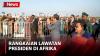 Meriahnya Sambutan Warga saat Presiden Jokowi Tiba di Tanzania