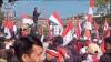 Ratusan Pedagang Bendera di Leles Garut Demo, Kecewa Bandar Jual secara Online Lebih Murah