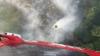 Helikopter Water Bombing Dihentikan, Pemadaman Kebakaran TPA Sarimukti Fokus di Darat