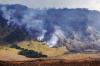 Kondisi Padang Savana Gunung Bromo Hangus Terbakar