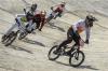 Aksi Atlet Balap Sepeda BMX Adu Cepat pada Popnas XVI di Palembang - Bagian 4