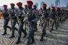Jarang Terlihat, Pasukan Densus 88 Polri dengan Baret Merah Berseragam Loreng 