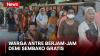 Ratusan Warga Cilacap Rela Antre Berjam-jam demi Sembako Gratis
