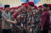 Jokowi Disambut Pasukan Baret Merah Kokam Muhammadiyah