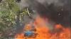 Mobil Angkut Solar Terbakar Hebat di Sampang, Warga Panik Takut Api Merembet ke Permukiman