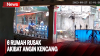 Angin Kencang Terjang Warakas Terekam CCTV, 6 Rumah Rusak
