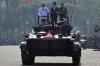 Naik Tank Marinir, Presiden Jokowi Periksa Pasukan Upacara HUT ke-78 TNI - Bagian 2