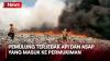 Pemulung Terjebak Api dan Asap Penuhi Permukiman akibat Kebakaran TPA Jatibarang