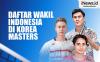 Infografis Wakil Indonesia di Korea Masters 2023