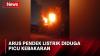 Kebakaran Hebat Melanda Peti Kemas yang Dijadikan Mess dan Kantor di Sukapura Cilincing