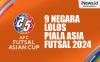 9 Negara Lolos Piala Asia Futsal 2024