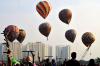 Balon Udara Didatangkan dari Wonosobo Terbang di Langit Bekasi - Bagian 1