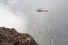 Helikopter Water Bombing Bantu Padamkan Kebakaran TPA Rawa Kucing