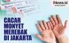 Infografis Cacar Monyet Merebak di Jakarta