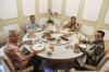 Foto-Foto Capres Ganjar, Prabowo dan Anies Bertemu di Istana Merdeka