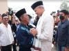 Ganjar Pranowo Disambut Ribuan Santri Ponpes Arrahman Palembang