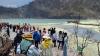 Air Hijau Toska di Objek Wisata Kawah Putih Bandung Kering, Wisatawan Kecewa