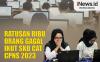 Infografis Ratusan Ribu Orang Gagal Ikut SKD CAT CPNS 2023