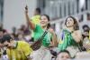 Potret Perempuan Seksi Pendukung Timnas Brasil Bikin Gagal Fokus Penonton di JIS