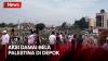 Ratusan Ribu Warga Depok Ikuti Aksi Damai Bela Palestina di Kawasan GDC