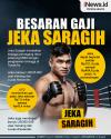 Infografis Besaran Gaji Jeka Saragih di UFC