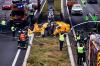 Ngeri! Helikopter Jatuh di Jalan Tol dan Tabrak Mobil