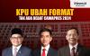 Infografis KPU Ubah Format, Tak Ada Debat Cawapres 2024