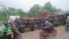 Kecelakaan di Karawang, Truk Kontainer Tabrak Musala dan 2 Rumah Warga