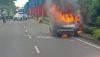 Kecelakaan 4 Kendaraan di Rawa Buntu Tangsel, 1 Mobil Terbakar