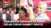 Gelar Cukur Rambut Gratis, Ganjar KW Bersama Relawan Diserbu Warga di Kwitang