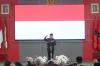 Momen Wapres Ma'ruf Amin Salam Metal Tiga Jari saat HUT ke-51 PDI Perjuangan - Bagian 3